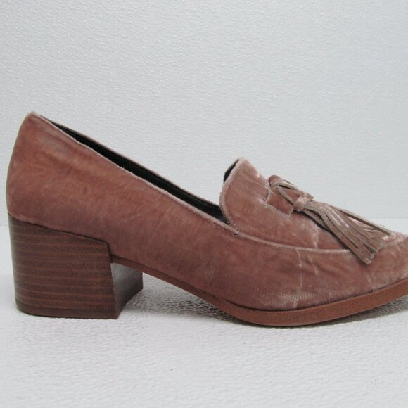 Rebecca Minkoff Edie Berry Velvet Tassel Loafers 7M - Picture 5 of 9